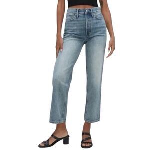 Everlane The 90's Way-High Jeans Organic Cotton High Waisted Rigid Blue Size 24